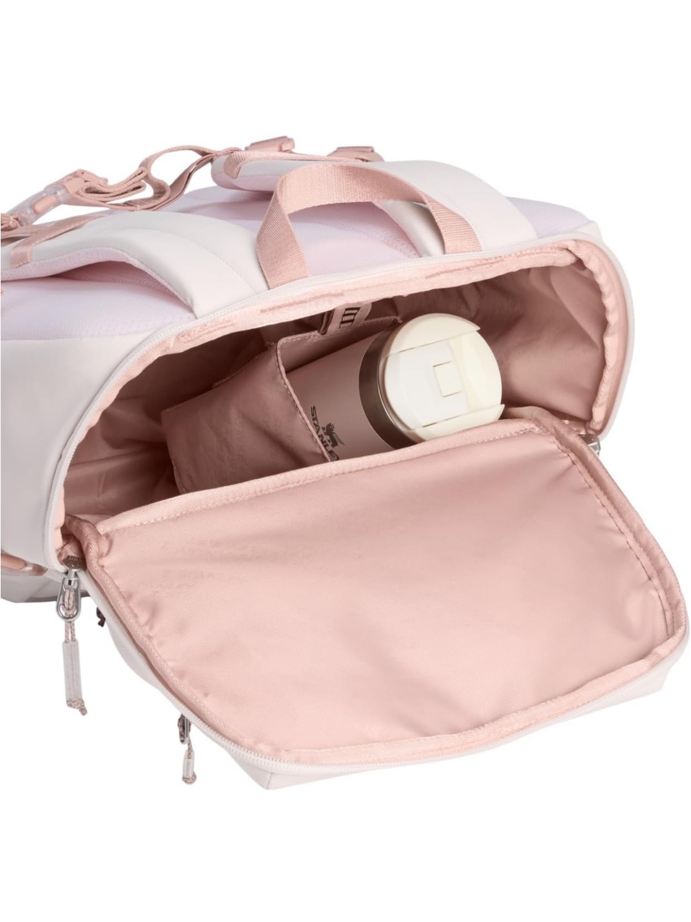 New Stanley Soft Pink & Blush Vitalize Compact Backpack, Work and Travel Bag - Picture 5 of 6